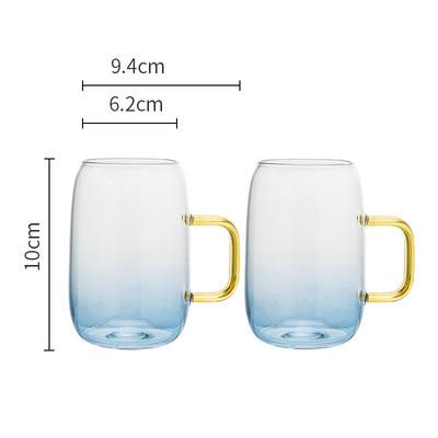 Glacial Blue Glass Drinkware