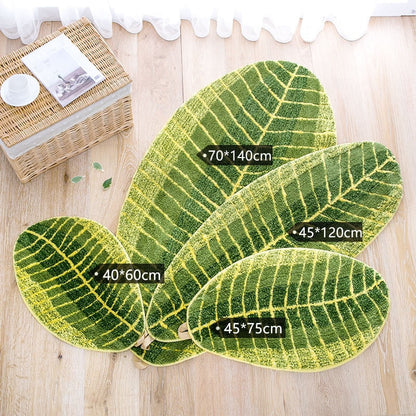 Miravique Banana Leaf Bath Mat