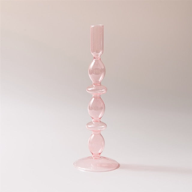 Danish Pastel Colorful Layered Candle Stick