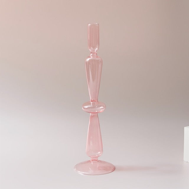 Danish Pastel Colorful Layered Candle Stick