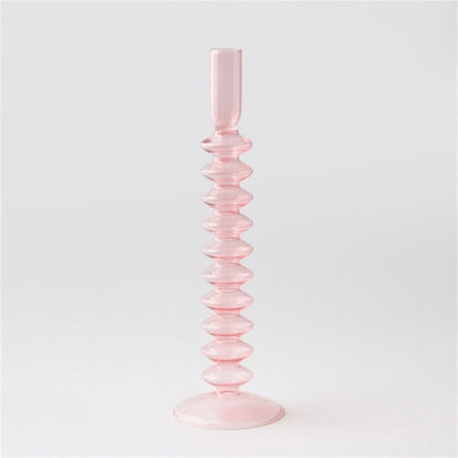 Danish Pastel Colorful Layered Candle Stick