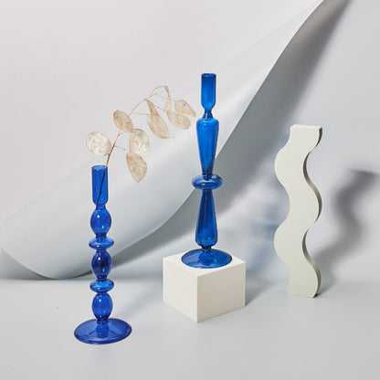 Miravique Horizon Glass Taper Candle Holder & Vase Collection