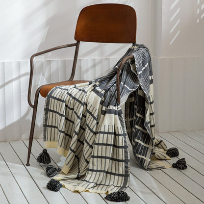 Miravique Striped Throw Blanket