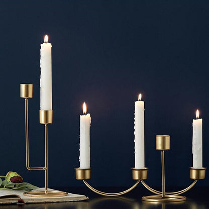 Miravique Iron Taper Candlesticks and Candelabras