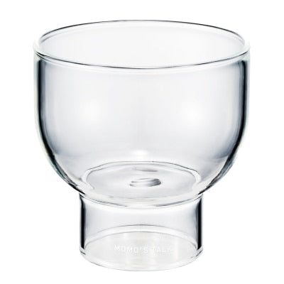 Colored Crystal Half Moon Drinkware