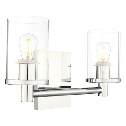 Miravique - Vintage Industrial Two-Bulb Wall Sconce