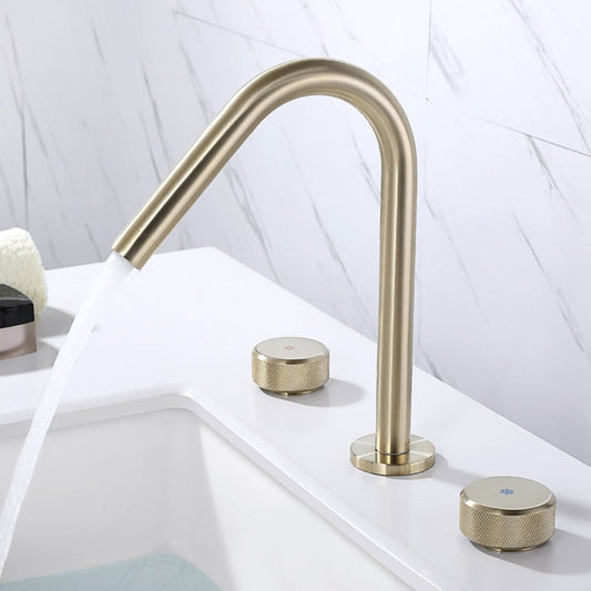 Miravique - Modern Double Handle Basin Faucet