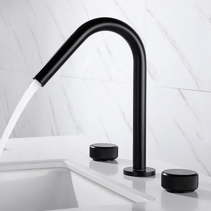 Miravique - Modern Double Handle Basin Faucet