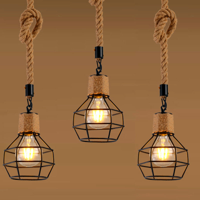 Rope Pendant Light