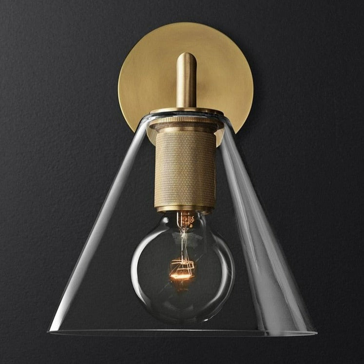 Miravique Copper & Glass Wall Sconces