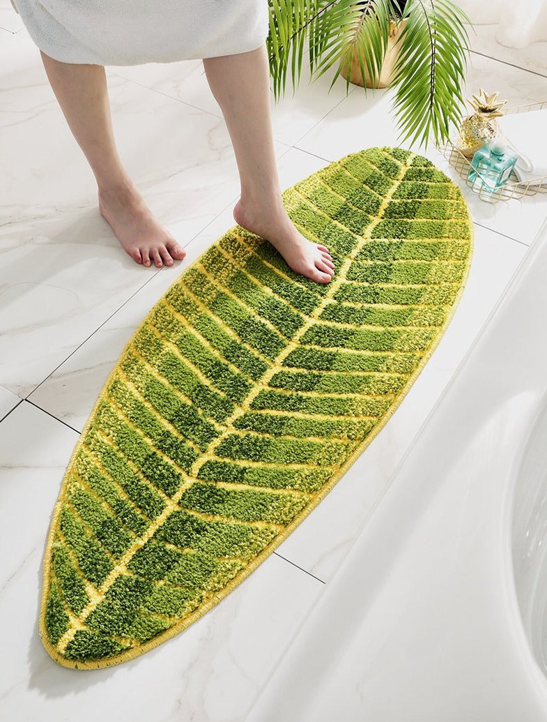 Miravique Banana Leaf Bath Mat