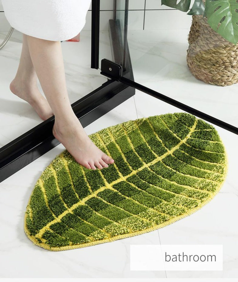 Miravique Banana Leaf Bath Mat