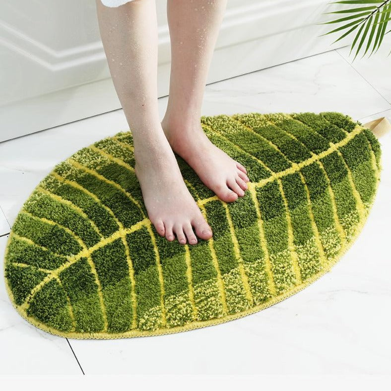 Miravique Banana Leaf Bath Mat