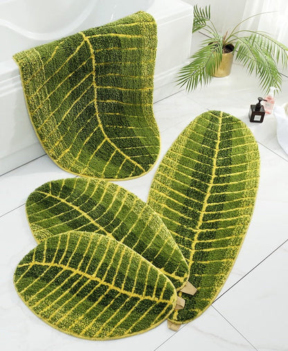 Miravique Banana Leaf Bath Mat