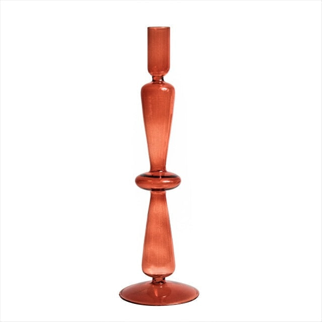 Danish Pastel Colorful Layered Candle Stick