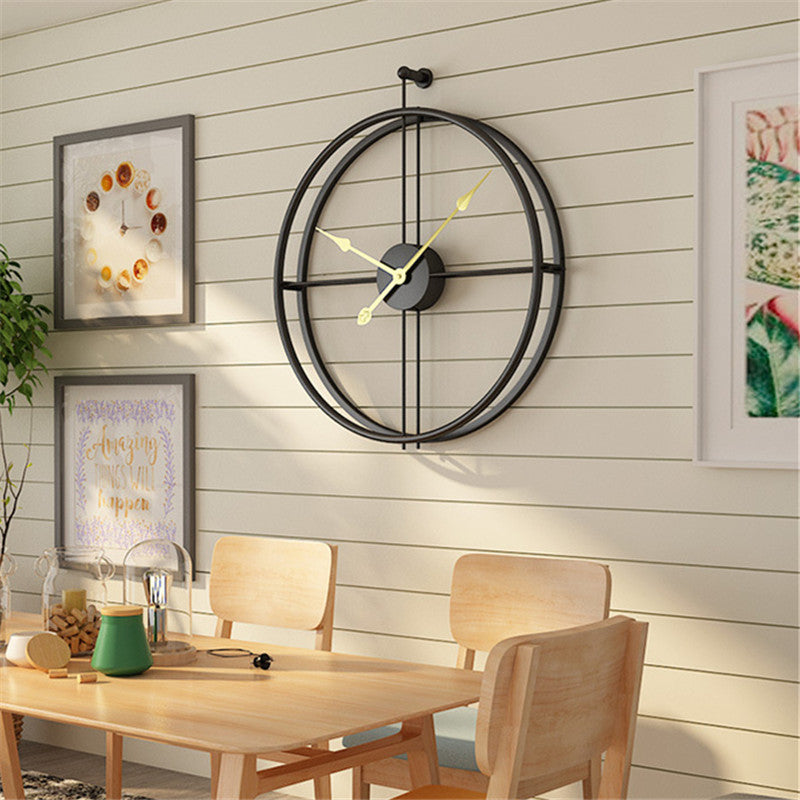 Miravique Minimalist Metal Wall Clock Large