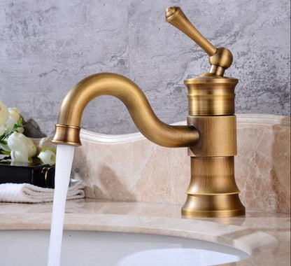 Miravique Curved Bathroom Faucet