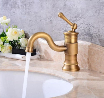 Miravique Curved Bathroom Faucet