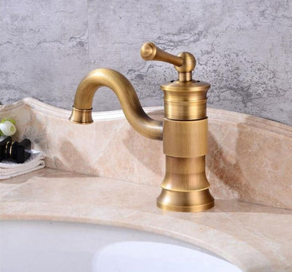 Miravique Curved Bathroom Faucet