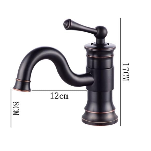 Miravique Curved Bathroom Faucet