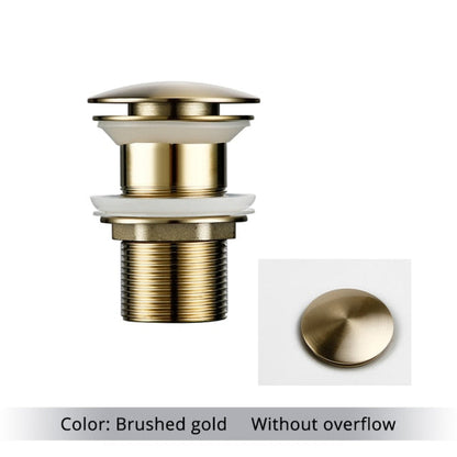 Miravique Brass Bathroom Sink Drains