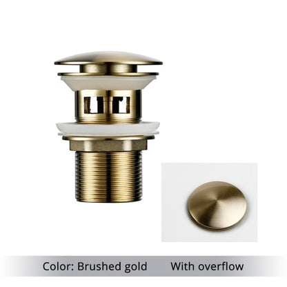 Miravique Brass Bathroom Sink Drains