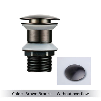 Miravique Brass Bathroom Sink Drains