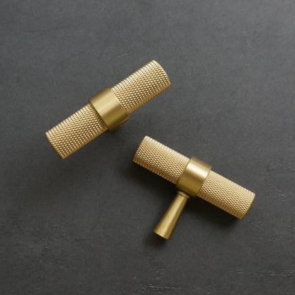 Miravique Textured Brass Cabinet and Drawer Handles