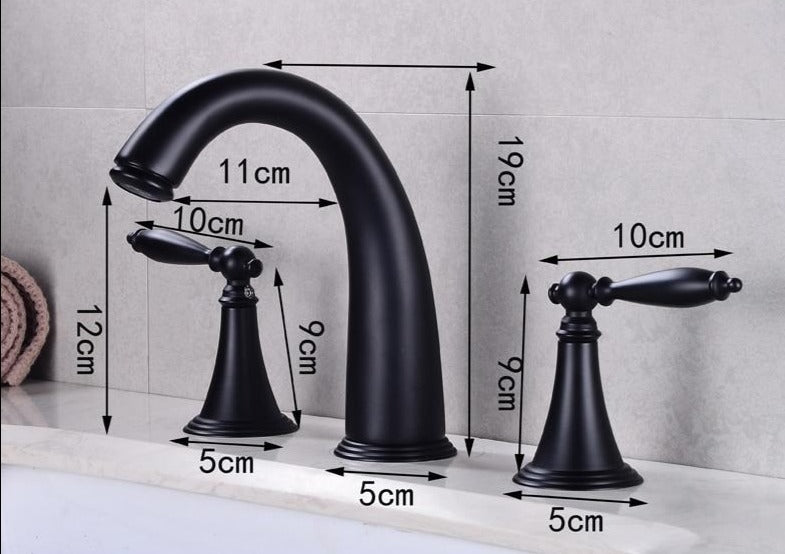 Miravique Double Handle Bathroom Faucet