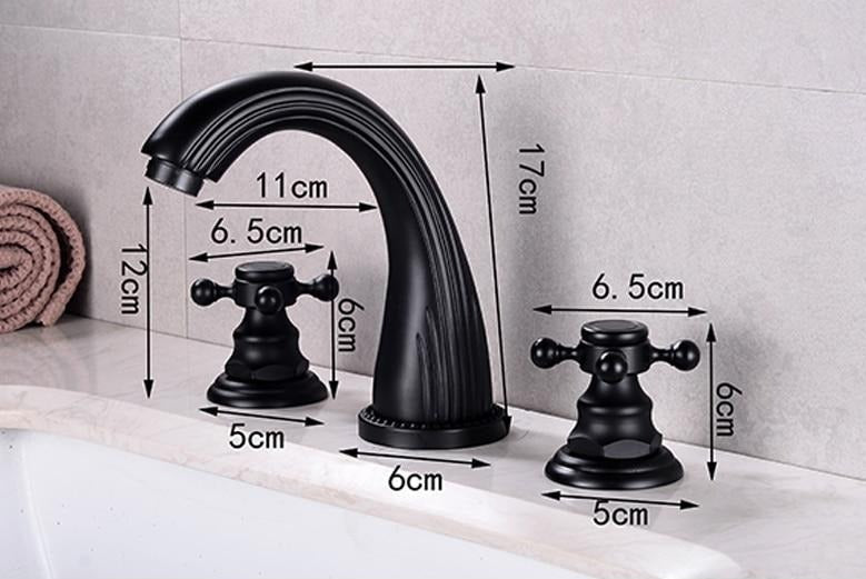 Miravique Double Handle Bathroom Faucet