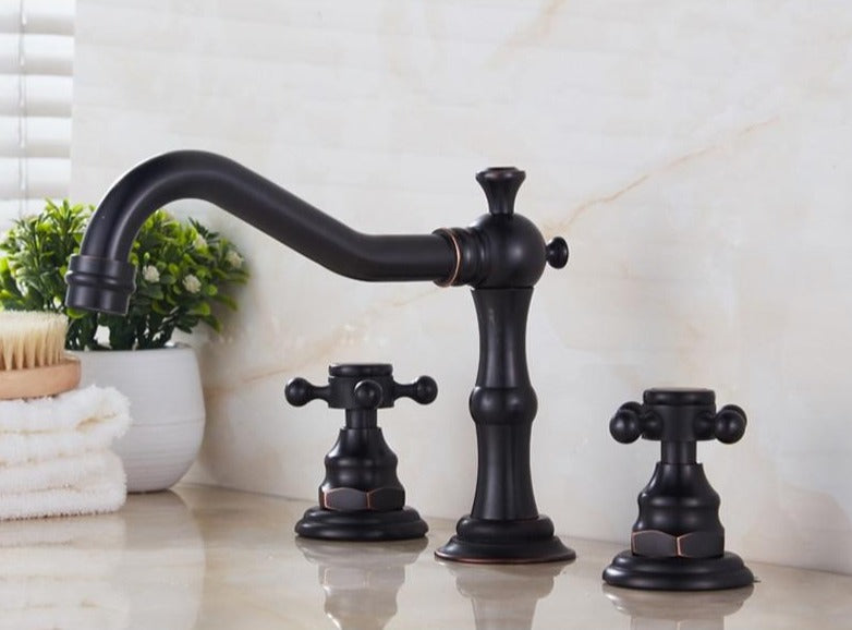 Miravique Double Handle Bathroom Faucet