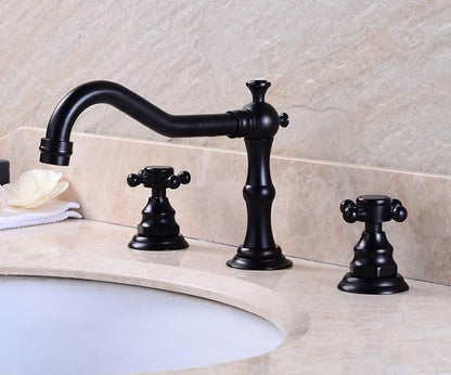 Miravique Double Handle Bathroom Faucet