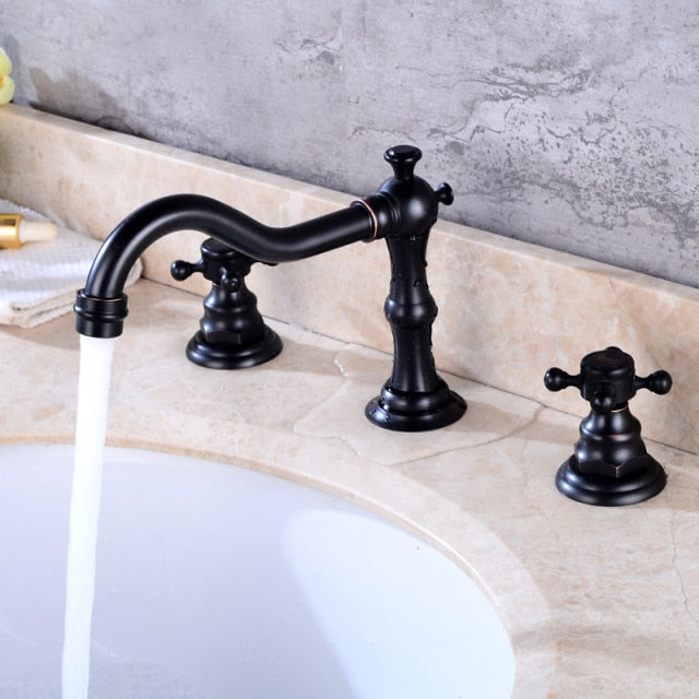 Miravique Double Handle Bathroom Faucet