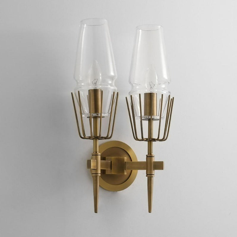 Miravique Brass Wall Lamp