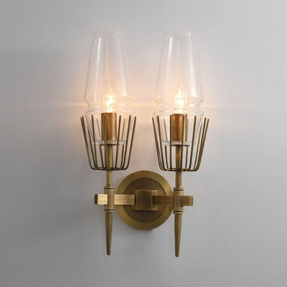 Miravique Brass Wall Lamp