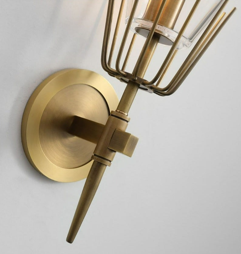 Miravique Brass Wall Lamp