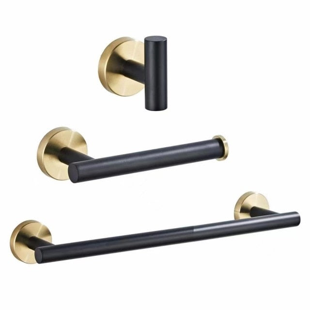 Miravique & Gold Bathroom Hardware Set