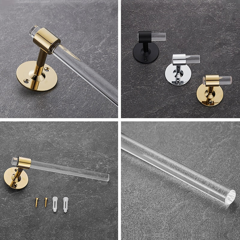 Miravique Transparent Bathroom Hardware Set