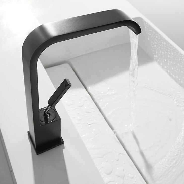 Miravique - Modern Curved Bathroom Faucet