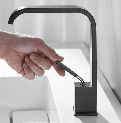 Miravique - Modern Curved Bathroom Faucet