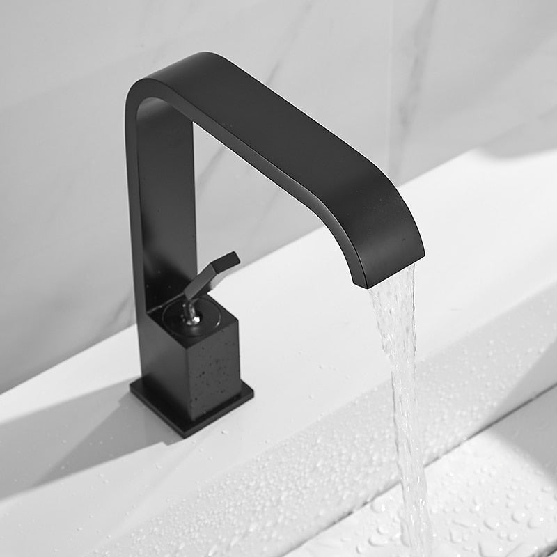 Miravique - Modern Curved Bathroom Faucet