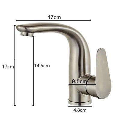 Miravique - Classic Curved Bathroom Faucet