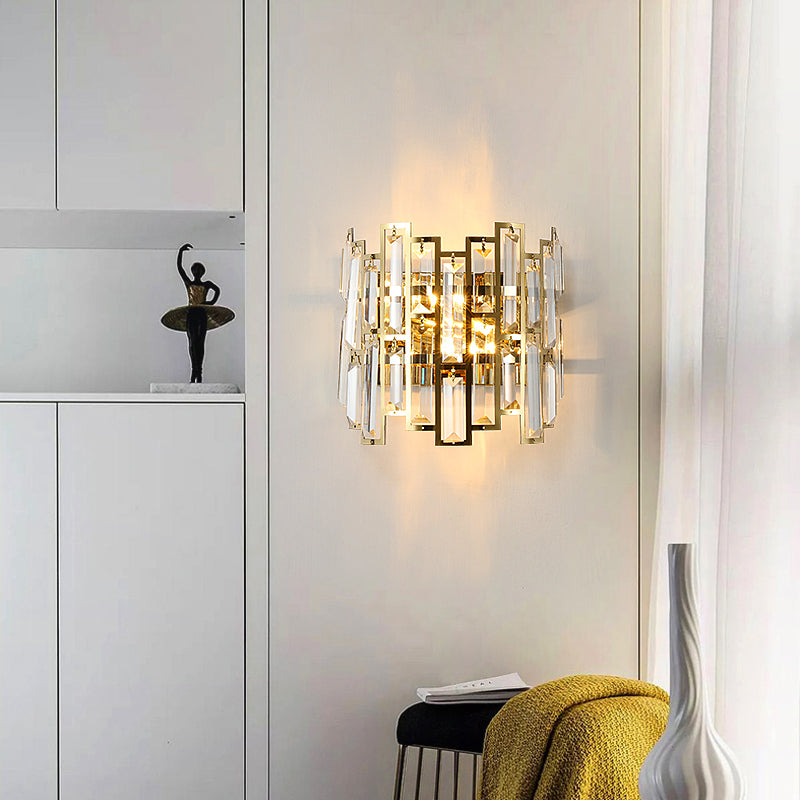 Miravique - Modern Glass Crystal Wall Light