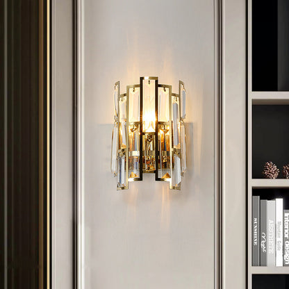 Miravique - Modern Glass Crystal Wall Light