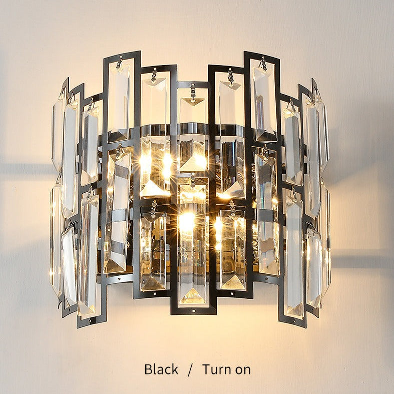 Miravique - Modern Glass Crystal Wall Light