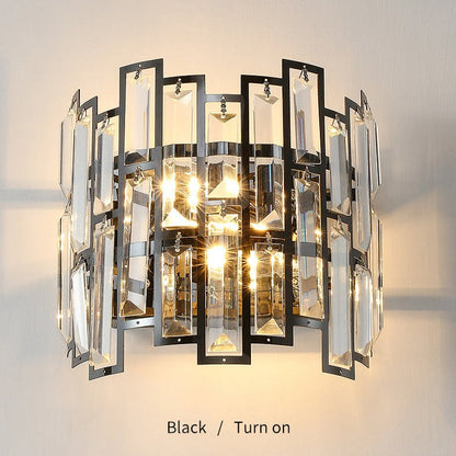 Miravique - Modern Glass Crystal Wall Light