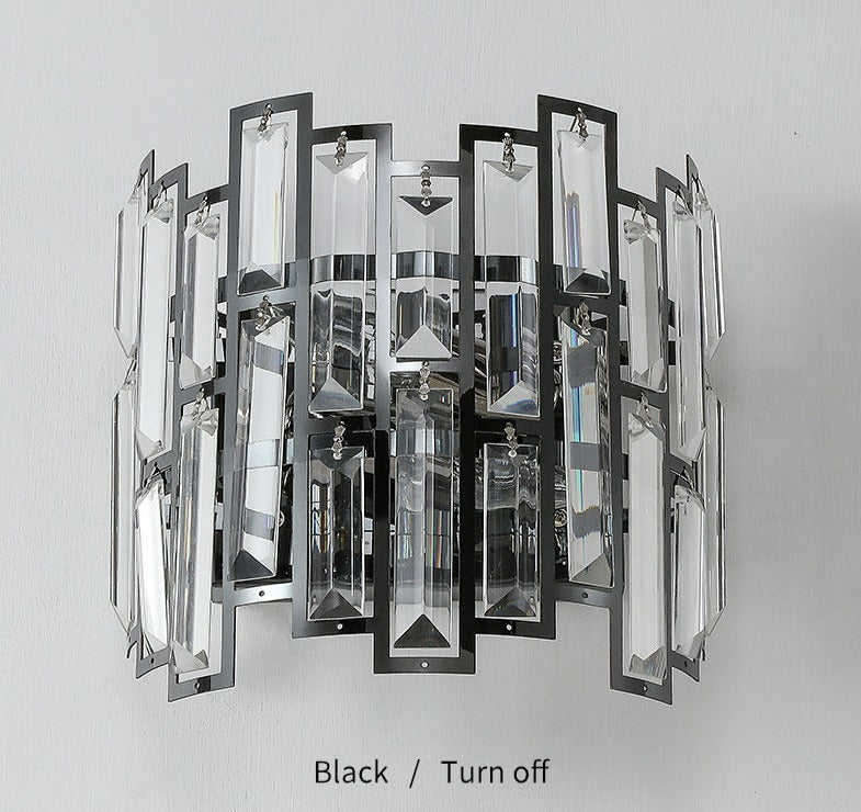 Miravique - Modern Glass Crystal Wall Light