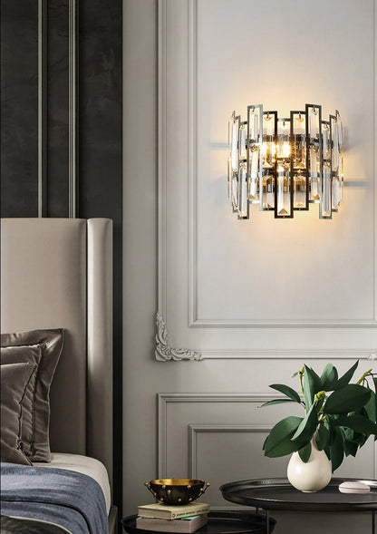 Miravique - Modern Glass Crystal Wall Light