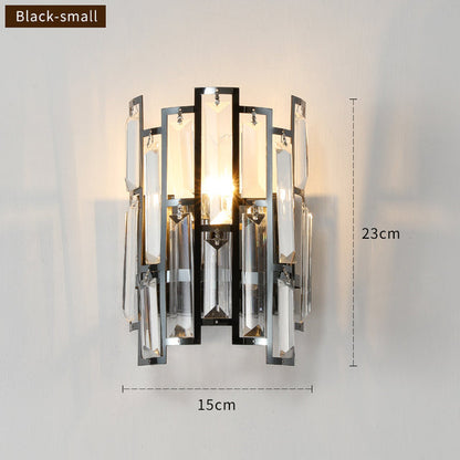 Miravique - Modern Glass Crystal Wall Light