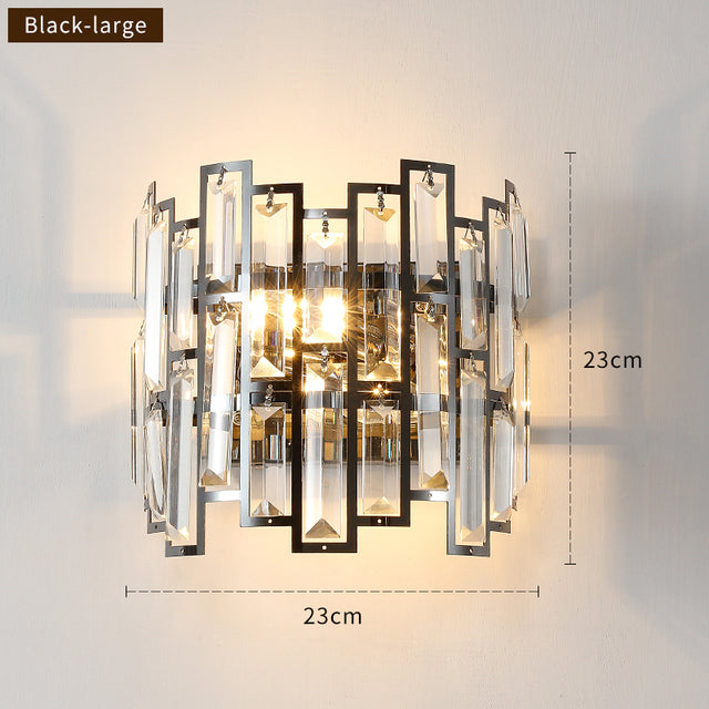 Miravique - Modern Glass Crystal Wall Light